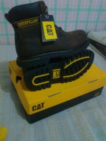 Botas Cat Caterpillar Holton Colores Cafe ,negro Y Ocre